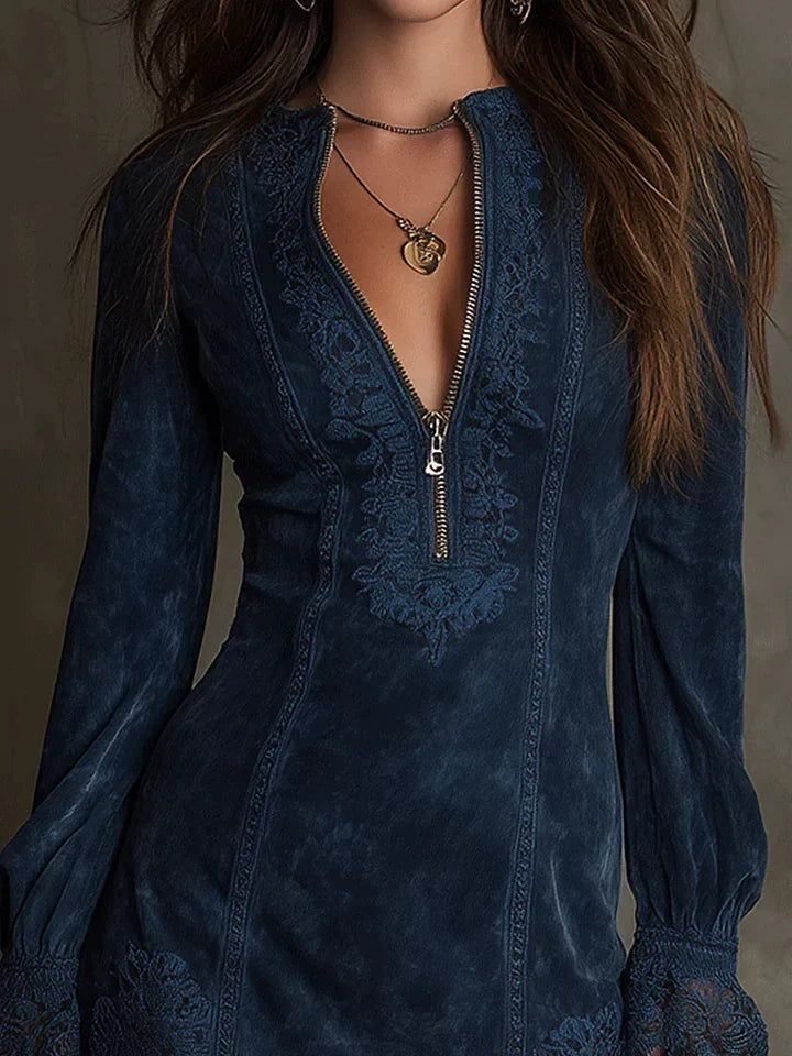 Thea | Suede Mini Dress
