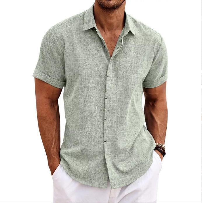 Oliver | Short-Sleeve Linen Shirt