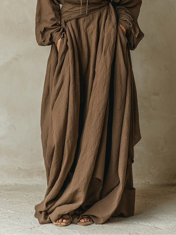 Rowena | Relaxed Hooded Maxi Dress