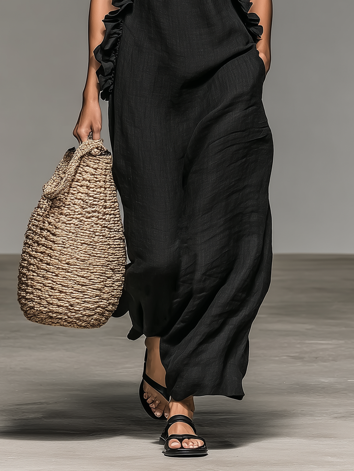 Raven | Maxi Dress with Pockets