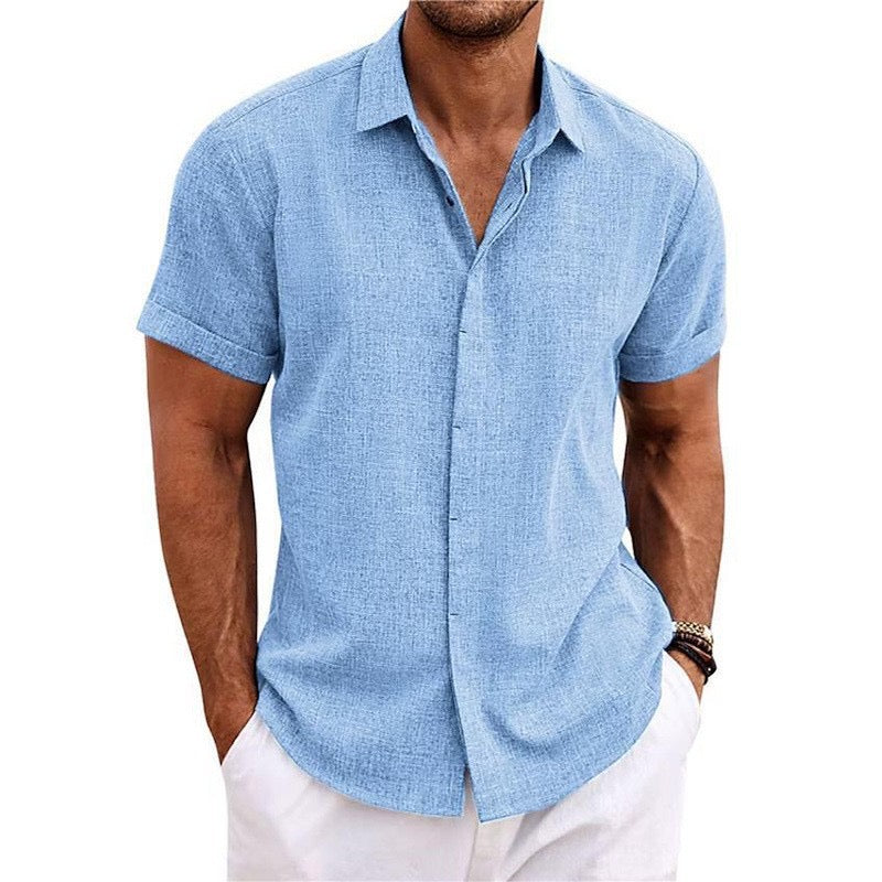 Oliver | Short-Sleeve Linen Shirt