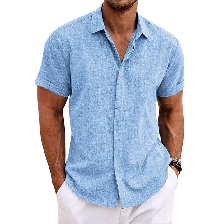 Oliver | Short-Sleeve Linen Shirt