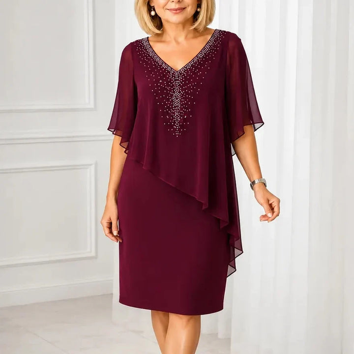 Verona | Elegant Draped Dress