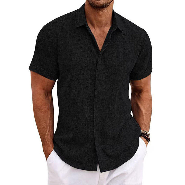 Oliver | Short-Sleeve Linen Shirt