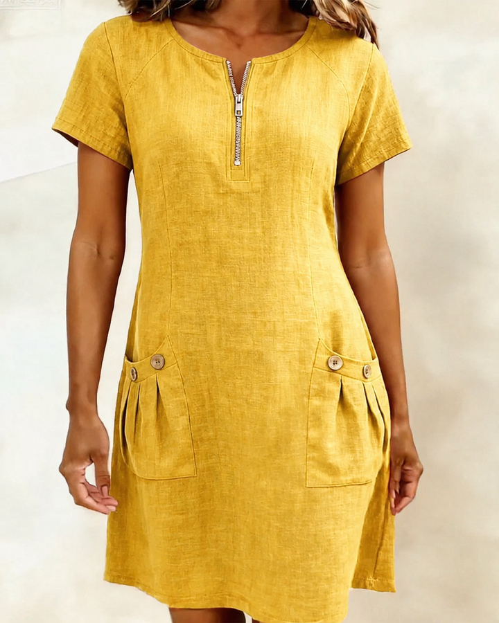 Bea Dress | Natural Elegance for Everyday Wear