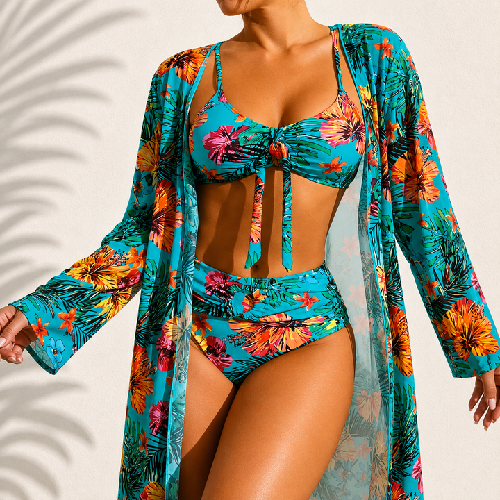 Havana | Tropical Elegant 3-Piece Bikini
