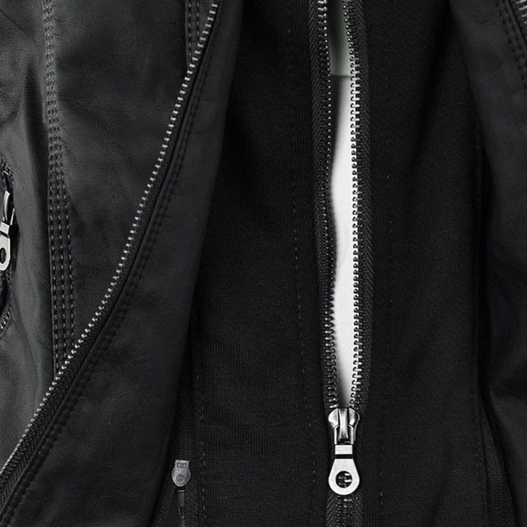 Teagan | Hooded Moto Jacket