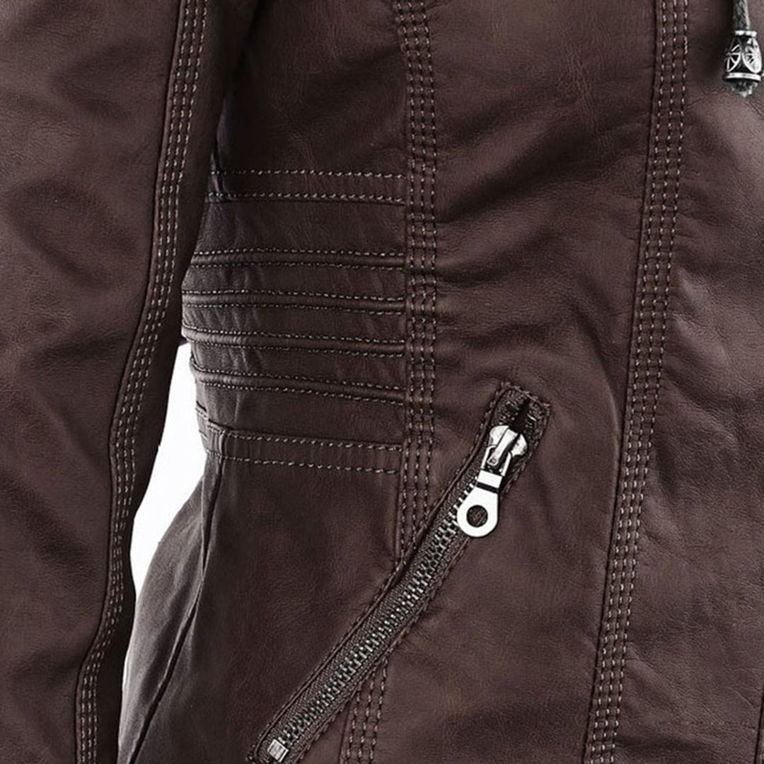 Teagan | Hooded Moto Jacket