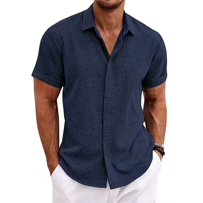 Oliver | Short-Sleeve Linen Shirt
