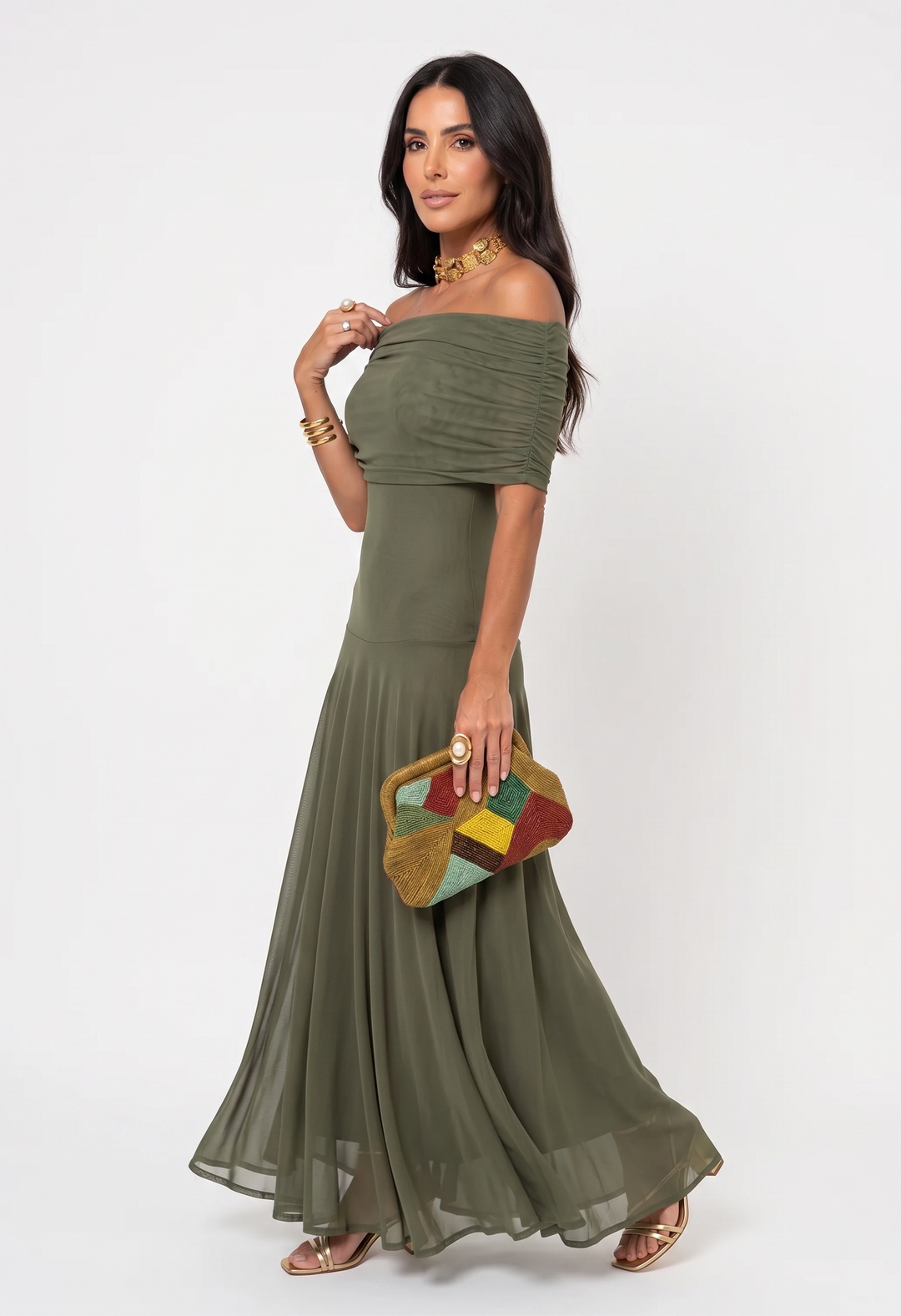 Maya | Elegant and simple maxi dress