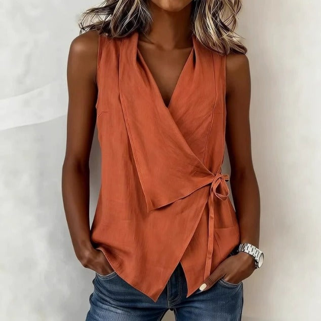 Saveria | Sleeveless Blouse
