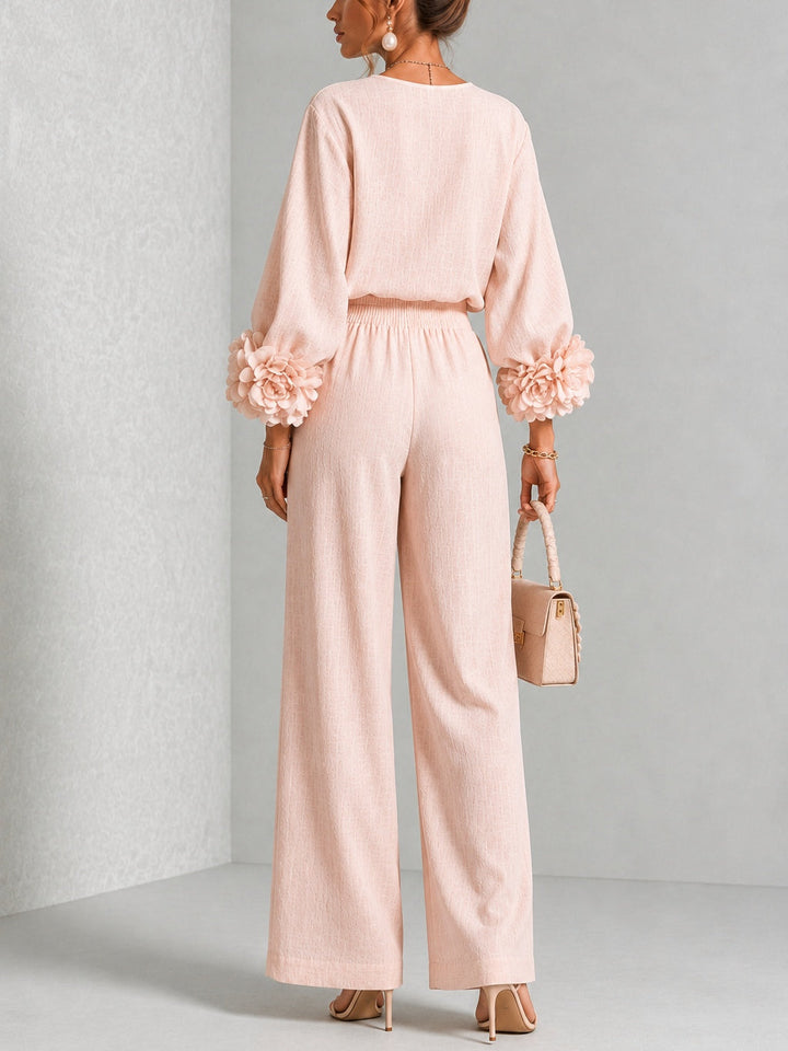 PEONY | FLORAL CUFF TWO-PIECE SET