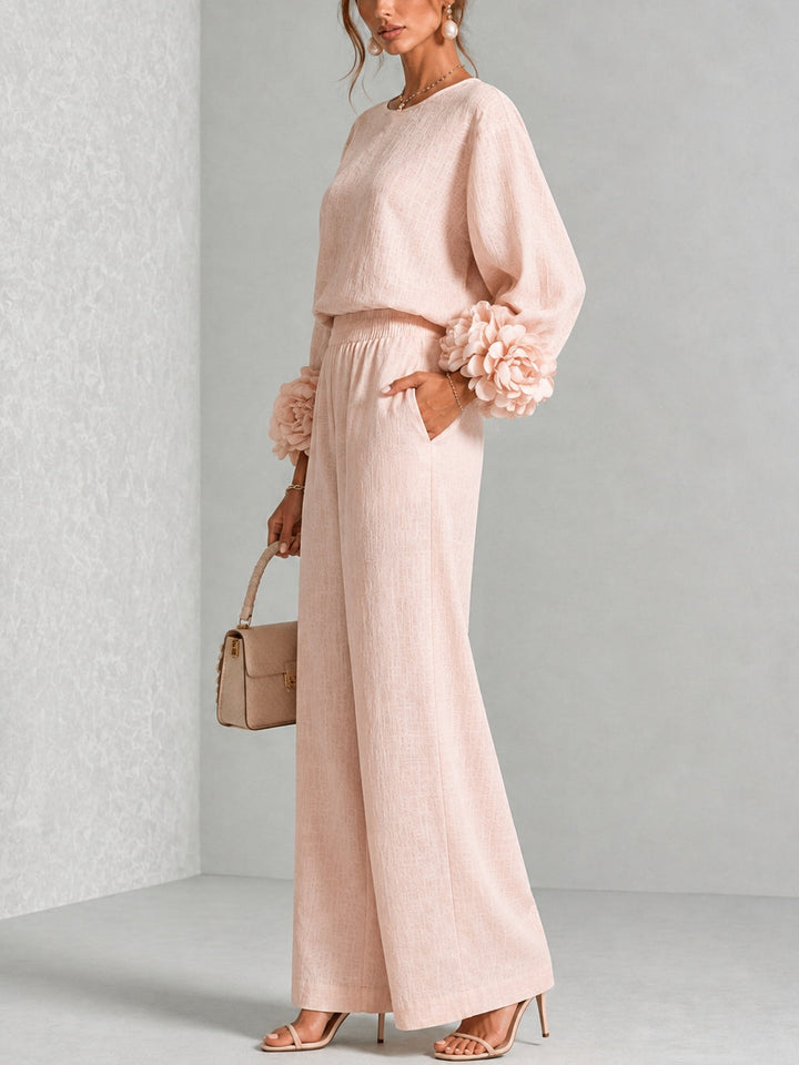 PEONY | FLORAL CUFF TWO-PIECE SET