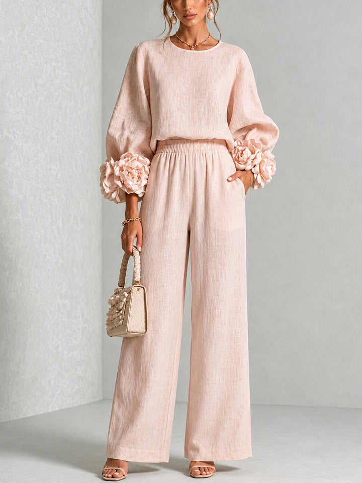 PEONY | FLORAL CUFF TWO-PIECE SET