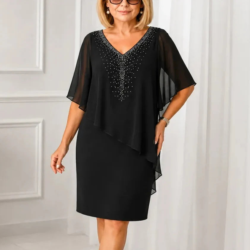 Verona | Elegant Draped Dress
