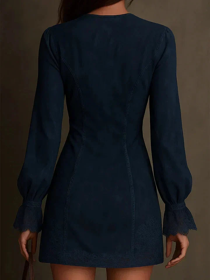 Thea | Suede Mini Dress