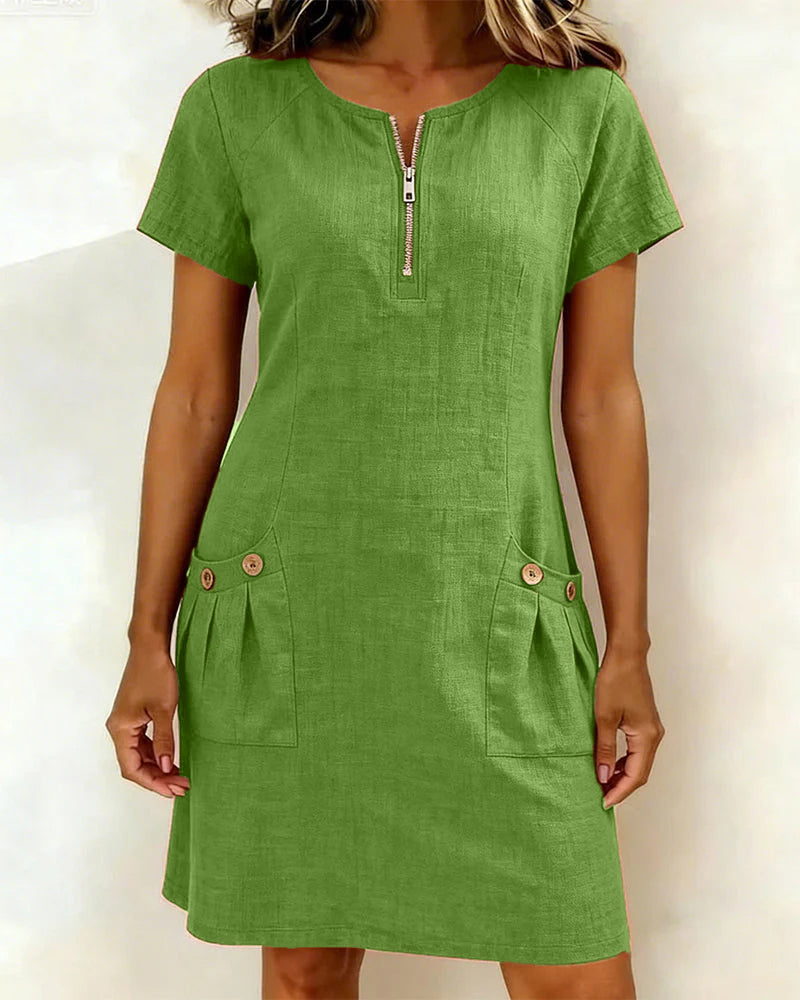 Bea Dress | Natural Elegance for Everyday Wear