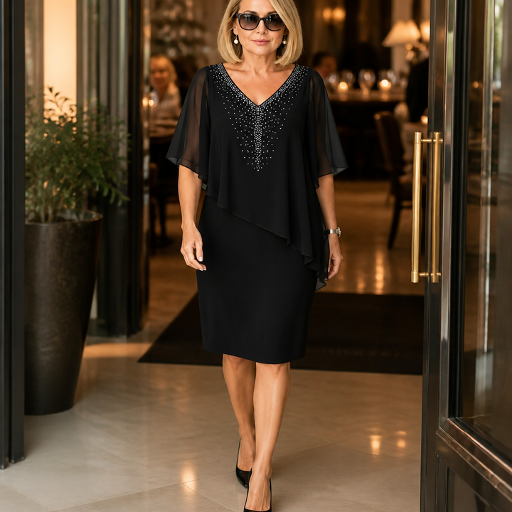 Verona | Elegant Draped Dress