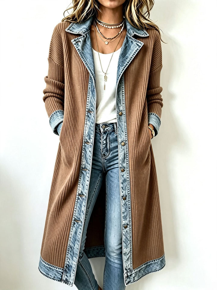 Delphia | Casual Long-line Knit Cardigan