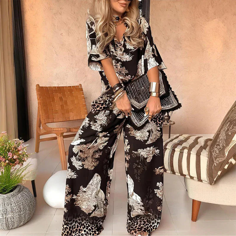 Seraphina™ | Printed Two-Piece Ensemble