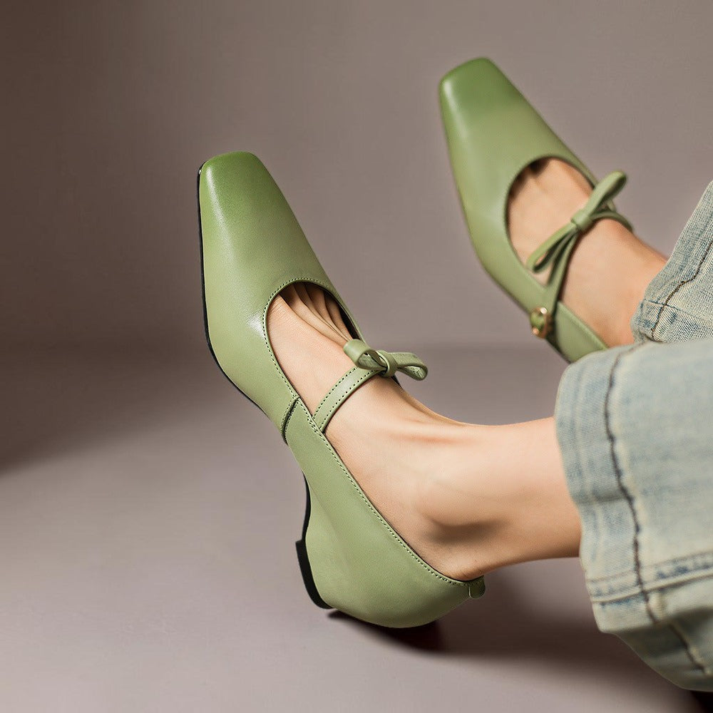 Norah | Bow-Strap Mary Jane Pump