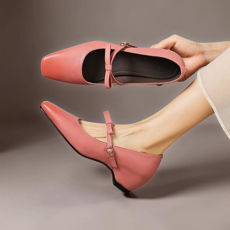 Norah | Bow-Strap Mary Jane Pump